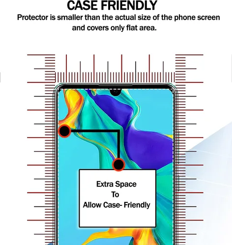Miniatura 5 de RKINC Protector de pantalla [paquete de 4] para Samsung Galaxy A12 / Galaxy A02S / A12 Nacho, protector de pantalla de vidrio templado, 0.013 in