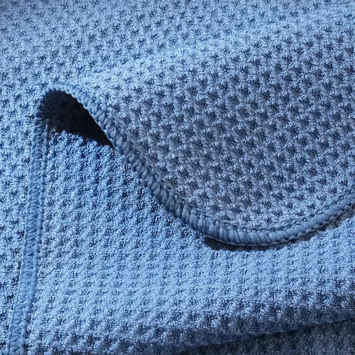 Miniatura 5 de POLYTE - Toalla de cocina de microfibra premium, tejido gofre, juego de 12 (16 x 28 pulgadas, azul oscuro, gris, blanco claro)