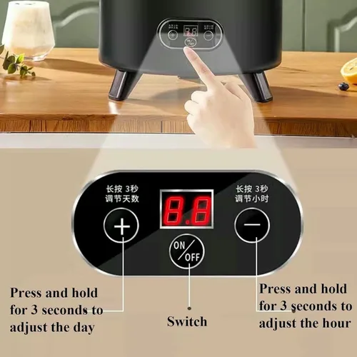 Miniatura 5 de Máquina automática de yogur de temperatura constante, fermentador inteligente comercial, máquina de yogur de acero inoxidable para vinagre de frutas