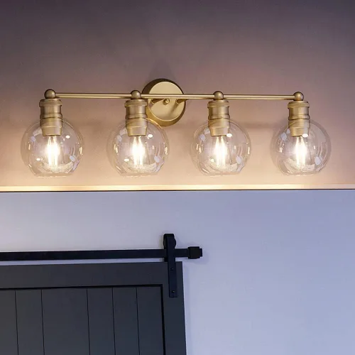 Miniatura 7 de Urban Ambiance Aplique de pared vintage de lujo, tamaño pequeño: 9.5 pulgadas de alto x 6.5 pulgadas de ancho, con elementos de estilo americano