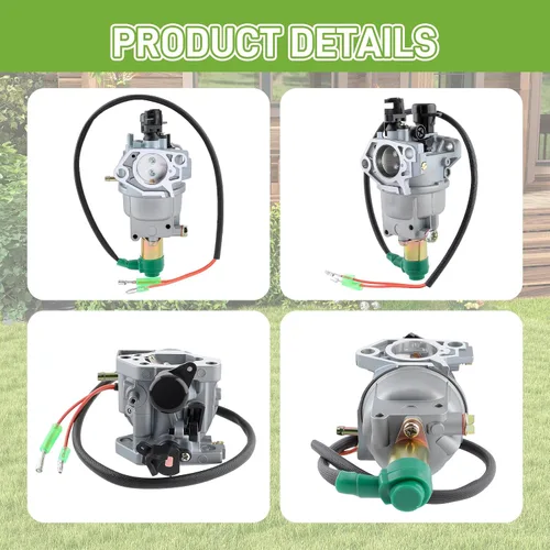 Miniatura 5 de Carburador eléctrico auto 16100-ZE3-704 para Honda EB5000X EB6500X EB6500SX EM5000SX EW171 generador con filtro de aire con filtro de combustible