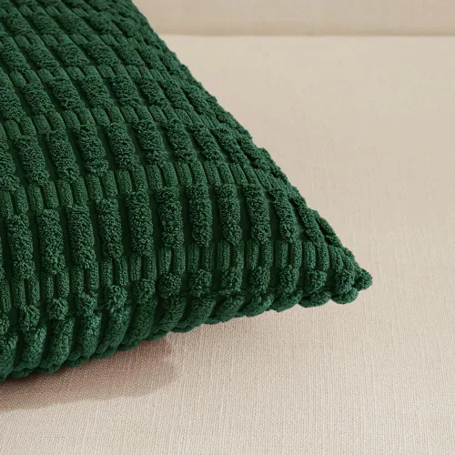 Miniatura 23 de Fancy Homi - Paquete de 2 fundas de almohada decorativas de color taupe de 22 x 22 pulgadas para sala de estar, sofá, cama, estilo rústico, bohemio