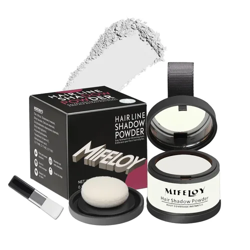 Miniatura 13 de Polvo de retoque de raíz, cobertura de cabello gris al instante, sombra de cobertura de raíces de color para mujeres para adelgazar la línea