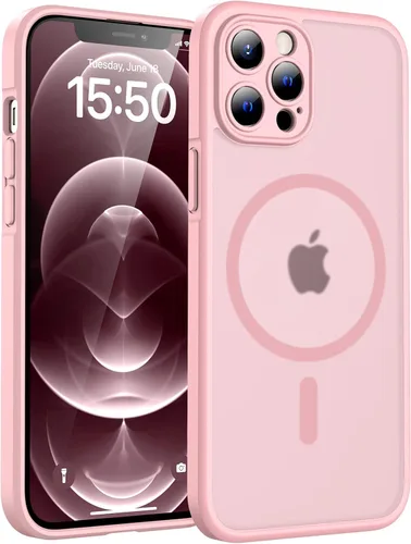 Miniatura 198 de TOCOL Funda magnética 3 en 1 para iPhone 14 Pro, mejorada [protección completa de cámara] con 2 protectores de pantalla, funda de grado militar Azul