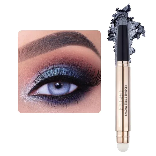 Miniatura 10 de LOKFAR Sombra de ojos en barra de maquillaje cosméticos iluminador de ojos, lápiz de sombra de ojos en crema giratoria, sombra de ojos en barra
