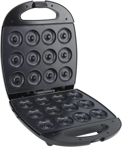 Máquina para hacer donas con temperatura, calefacción de doble cara, diseño de 12 agujeros, máquina para hacer panqueques de cocina, material,