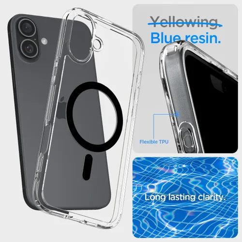 Miniatura 315 de Spigen Funda para iPhone 13 Mini, ultra híbrida MagFit [antiamarilleo] [compatible con Magsafe] - Transparente