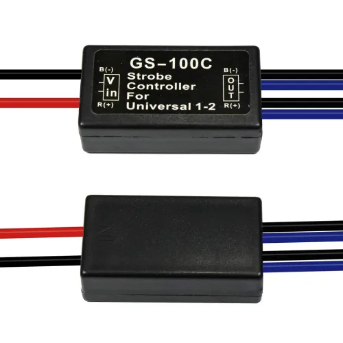 Miniatura 3 de Controlador estroboscópico de flash de coche de 12 V GS-100C con módulo intermitente remoto para luz de freno LED luz de freno trasera