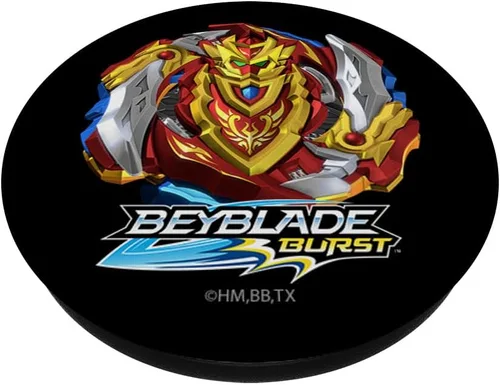 Miniatura 2 de BEYBLADE BURST TURBO ACHILLES PopSockets - Soporte para teléfonos y tabletas, Negro