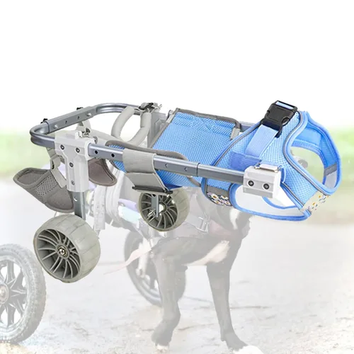 Miniatura 9 de Dog Wheelchair for Back Legs 2/4-Wheels, Adjustable Pets Hind Limbs Dog Carts with Wheels, LightWeight Back Limb Walking Mobility Aids for Disabled