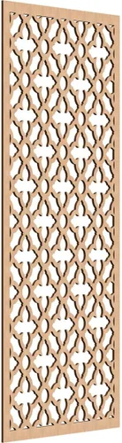 Miniatura 20 de Madison Paneles de pared decorativos de madera con calado, 9 3/8 pulgadas de ancho x 24 3/8 pulgadas de alto x 3/8 de alto, roble rojo rojo (Red Oak)