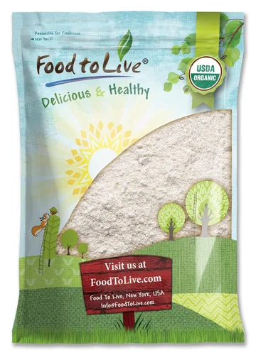 Miniatura 11 de Food to Live - Harina de trigo sarraceno descascarado orgánico, 3 libras - Sin OMG, granos de trigo sarraceno crudos finamente molidos, Kosher