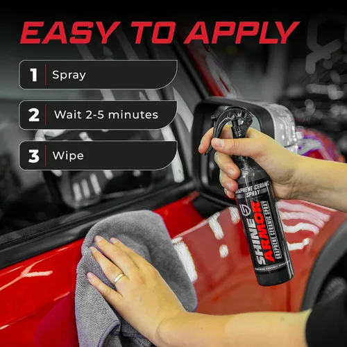 Miniatura 3 de Revestimiento de cerámica de grafeno para automóviles Aerosol de cera para automóviles de próxima generación Protege el trabajo de pintura