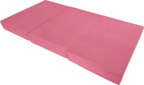 Miniatura 15 de D&D Futon Furniture - Cama de espuma triple plegable, colchón otomano plegable (negro, tamaño individual (6 x 39 x 75)
