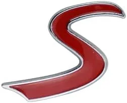 Miniatura 6 de 1 emblema S 3D letra de metal para maletero de la tapa trasera del maletero de la escotilla de repuesto para R53 R55 R56 R57 R59 F56 F55