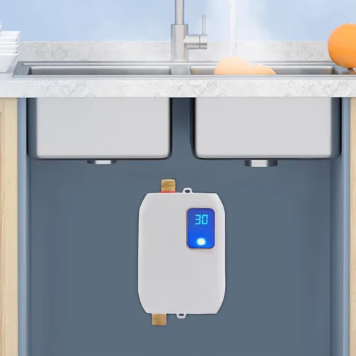 Miniatura 4 de DHBREK Calentador de agua eléctrico sin tanque 110 V 3000 W a pedido Calentador de agua caliente sin fin para el hogar, cocina, baño, temperatura