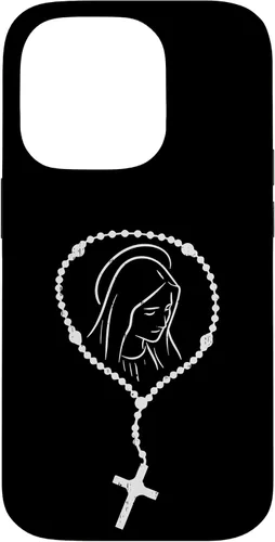 Miniatura 16 de iPhone 11 Rosario Virgen María Dios Jesús Fe religioso católico estuche de regalo