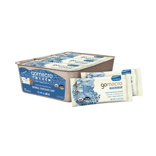 Miniatura 17 de Barritas de proteína GoMacro veganas y orgánicas