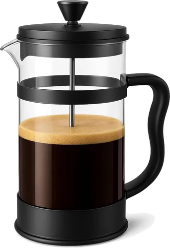 Miniatura 12 de Utopia Kitchen Cafetera de prensa francesa de 12 onzas, 0.35 litros, tetera, prensas de café de viaje, resistente al calor, olla de borosilicato