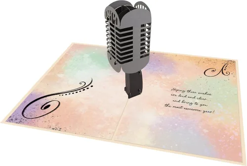 Miniatura 6 de Designer Pop!, Tarjeta de felicitación desplegable de cumpleaños – Diseño floral con tarjeta 3D de lirio de cala para amigos, familia y personas