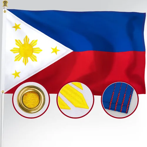 Miniatura 12 de XIFAN Bandera de Cuba Premium de 3 x 5 pies, para exteriores, grande, de doble cara, resistente, nailon 210D, estrella bordada, bandera de país