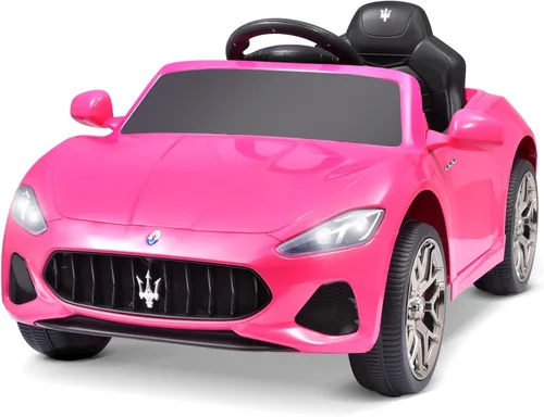 Miniatura 11 de Joywhale - Auto de juguete con licencia Maserati para niños de 12 V, vehículo eléctrico con batería, para edades 3-6, con control remoto de 2.4G