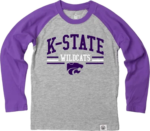 Miniatura 50 de Wes and Willy NCAA playera raglán de manga larga para niños
