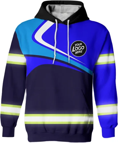 Miniatura 27 de Uniform Company - Polo reflectante de alta visibilidad para hombres y mujeres, polo de seguridad, ropa de trabajo para trabajadores Sudadera