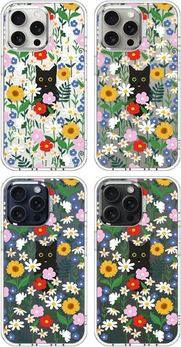 Miniatura 3 de MOSNOVO - Funda para iPhone 15 Pro Max, protección Buffertech contra caídas de grado militar (6.6 pies), antidesprendimiento, poliuretano