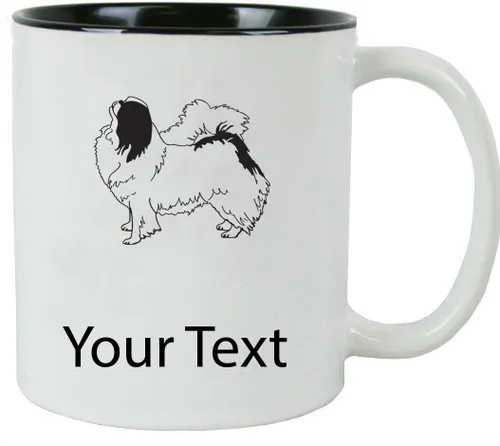 Taza de café de cerámica blanca personalizada de 11 onzas con caja de regalo blanca