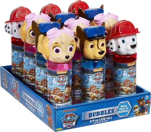 Miniatura 5 de Little Kids Paw Patrol Skye Marshall Chase - Paquete de recuerdos de fiesta de 8 onzas con burbujas y varita, paquete de 12, multicolor