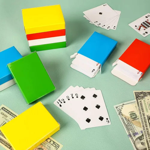 Miniatura 6 de Jexine 50 cajas de cartas de juego vacías, estuche para cartas a granel, organizador de almacenamiento, caja de tablero de béisbol