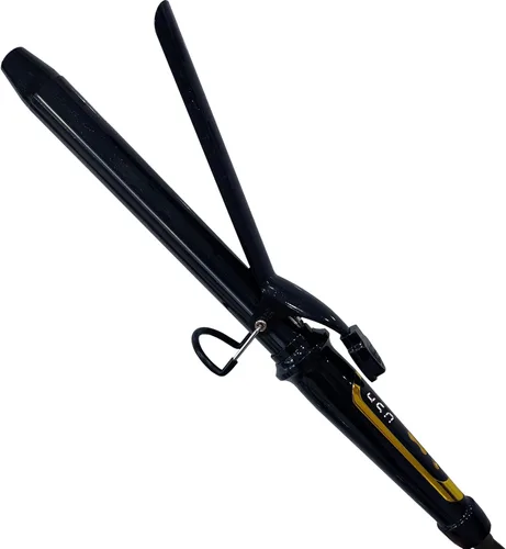 abp - Rizador de 1 pulgada con barril extralargo y revestimiento de cerámica para cabello largo/mediano, pantalla LED con calentamiento instantáneo