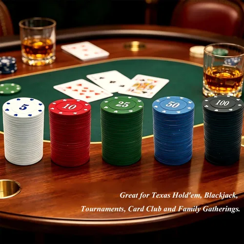 Miniatura 7 de SEETOOOGAMES Casino Poker Chips Denominations
