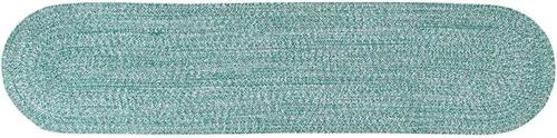 Miniatura 14 de Super Area Rugs Farmhouse - Alfombra trenzada de algodón reversible para cocina, gris y blanco, 4 x 6 pies, ovalada