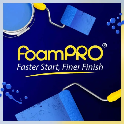 Miniatura 8 de FoamPRO 163, repuesto de rodillos finos de pintura de espuma de alta densidad con acabado fino, 2 unidades, 176