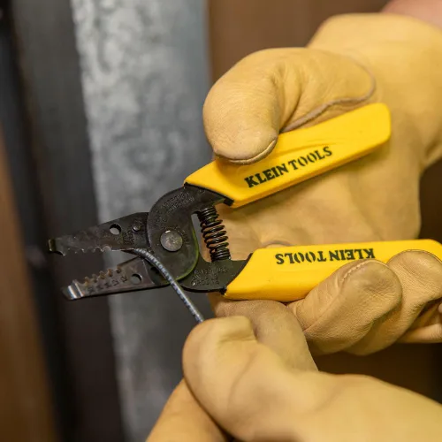 Miniatura 6 de Pelacables/cortador Klein Tools 11045, amarillo 10 – 18 AWG Solid Wire