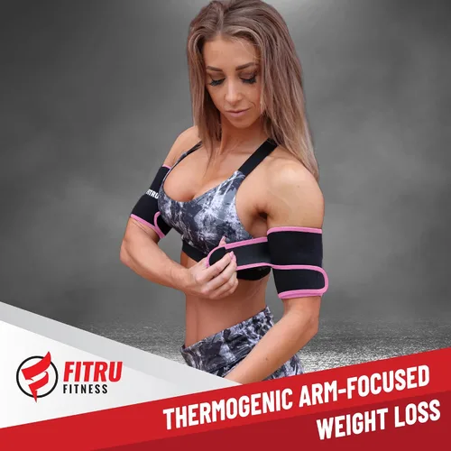 Miniatura 9 de Fitru - Tonificadores de brazos prémium para hombres y mujeres Envolturas de brazo de sauna para brazos flácidos que aumentan el calor y el sudor