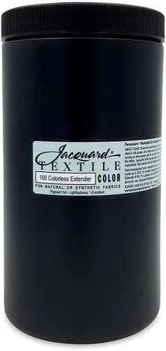 Miniatura 32 de Jacquard Pintura Textil 8 Oz Negro