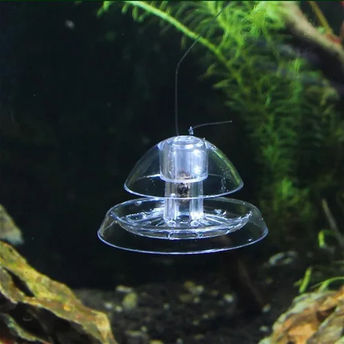Miniatura 7 de Trampa de caracoles de plástico para acuario para pecera, atrapa caracol transparente, caja de captura planaria de sanguijuela para plantas