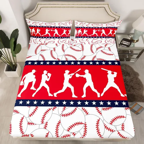 Miniatura 30 de Juego de sábanas para niños, bonito juego de ropa de cama con estampado de llama de dibujos animados y alpaca, sábana bajera ajustable para niños