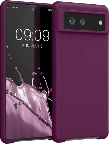 Miniatura 718 de kwmobile Funda Compatible con Google Pixel 6 Pro - Funda de teléfono de silicona TPU con acabado suave - Azul Arrecife