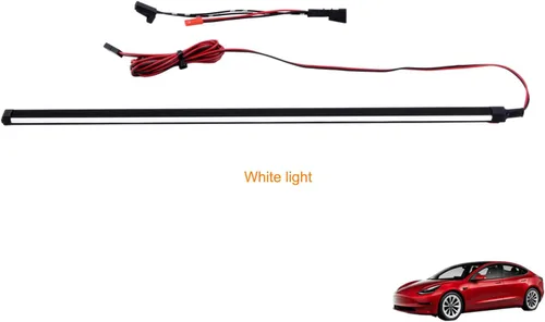 Miniatura 2 de Tira de luz LED para Tesla modelo 3, luz LED para maletero de automóvil, luz de atmósfera, modificación interior, accesorios de barra de luz