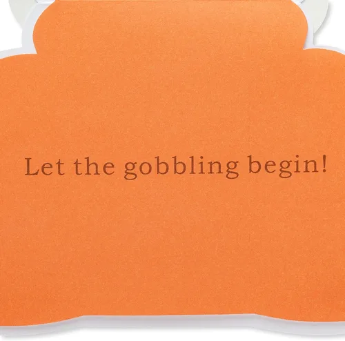 Miniatura 3 de Papyrus Tarjeta de Acción de Gracias para niños (Let the Gobbling Begin)