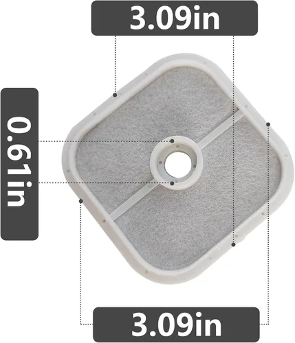 Miniatura 2 de Filtro de aire para sopladores de recortadores Echo SRM-266 SRM-280 PE-280 PB-251 PB-255 PB-265 A226000471 A226000472