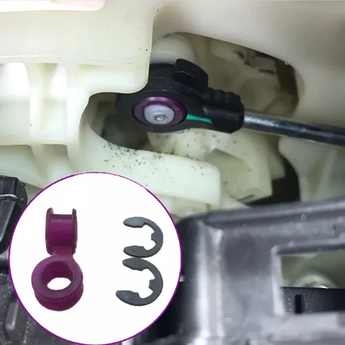 Miniatura 2 de Juego de reparación de bujes y clip de cambio de engranajes de transmisión automática de 2 piezas 33835-08010 para Toyota Corolla 2003-2008 Matrix