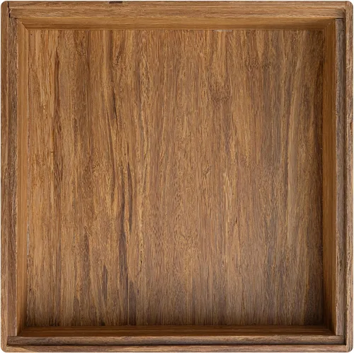 Miniatura 14 de Eco Display Contenedor de condimentos de bambú de 7 x 7 x 2 pulgadas, 1 caja grande para especias, resistente a astillas, para condimentos
