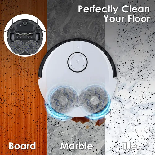 Miniatura 3 de Paquete de 10 almohadillas de trapeador T30S para ECOVACS DEEBOT T30S/T30S Combo/T30 Omni/X5 Pro Omni/N30 Omni/T30S AI/T50 Pro Omni/T50 Pro Max/ X2