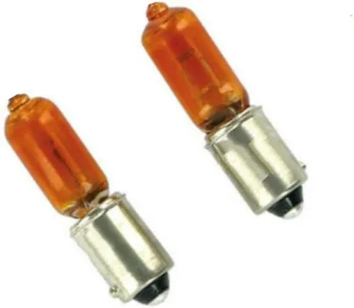Miniatura 5 de 2 unids BAY9S H21W 12 V 21 W ámbar Bay9s coche niebla luz bayoneta bombilla halógeno coche indicador freno inversa bombilla BAY9S 12 V 21 W coche
