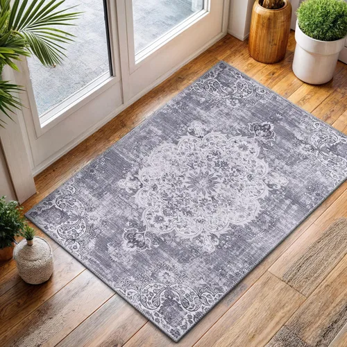 Miniatura 49 de CAMILSON Alfombras modernas de lujo para sala de estar, alfombra abstracta vintage de 4 x 6, suave, pelo medio, resistente a las manchas, fácil